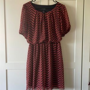 Cute front button closure dress - fall colors!